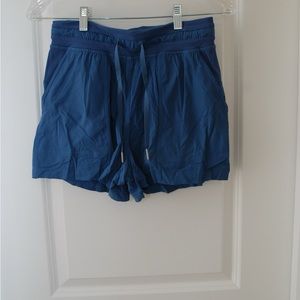 Women’s Lululemon Dance Studio blue shorts. Size 4.